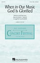 When In Our Music God is Glorified Three-Part Treble choral sheet music cover